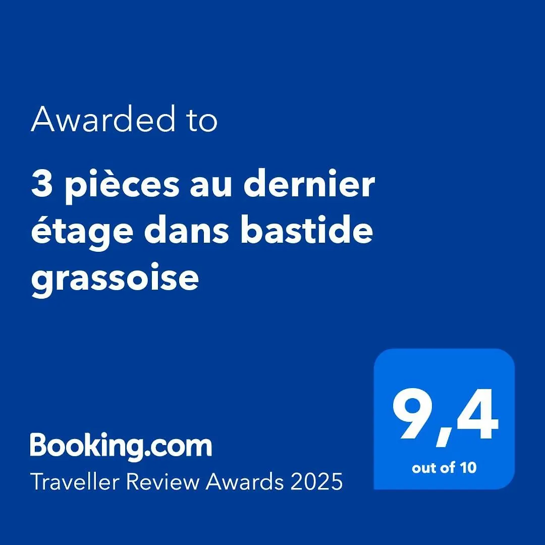 Apartament 3 Pieces Au Dernier Etage Dans Bastide Grassoise Grasse Francja
